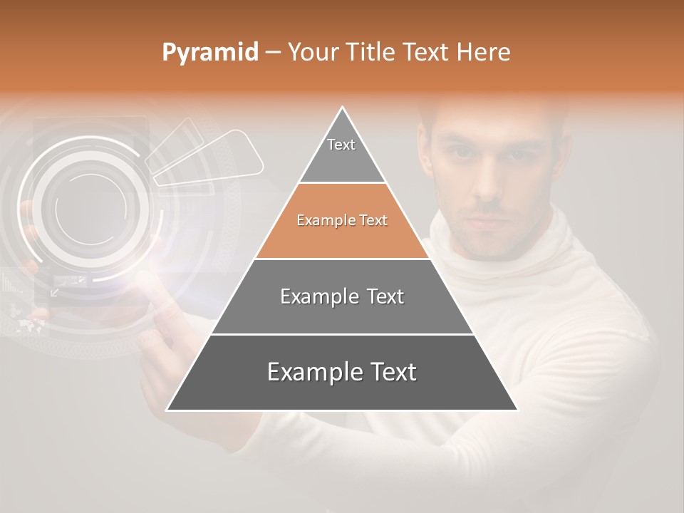 Connection Information Person PowerPoint Template