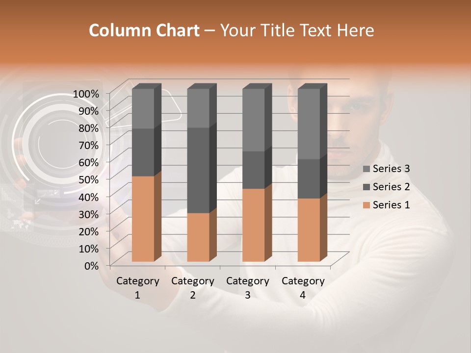 Connection Information Person PowerPoint Template