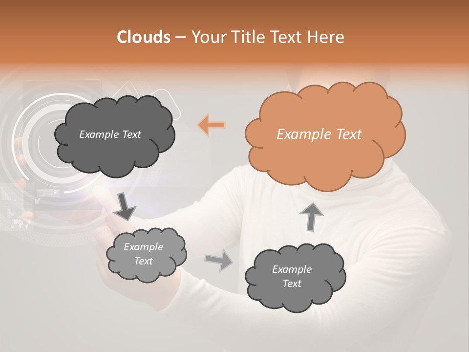 Connection Information Person PowerPoint Template