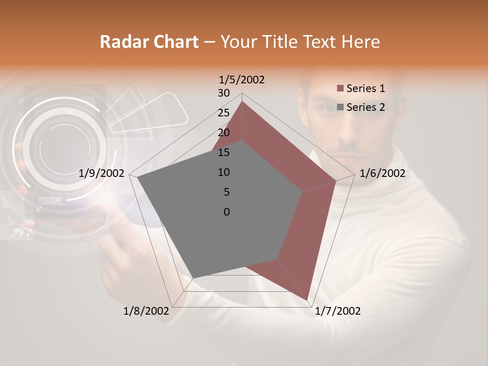 Connection Information Person PowerPoint Template