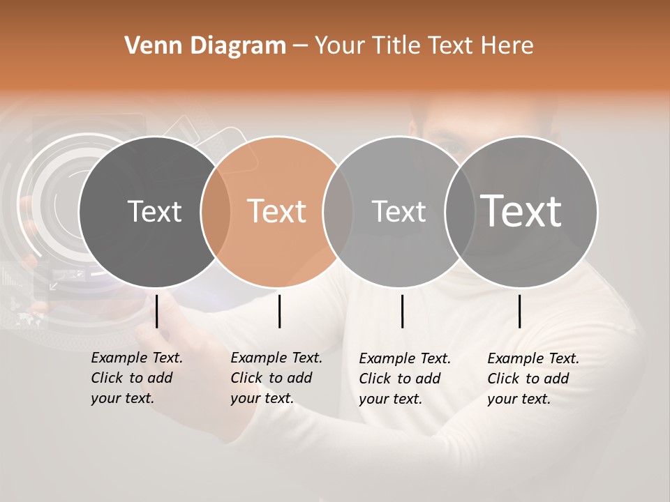 Connection Information Person PowerPoint Template