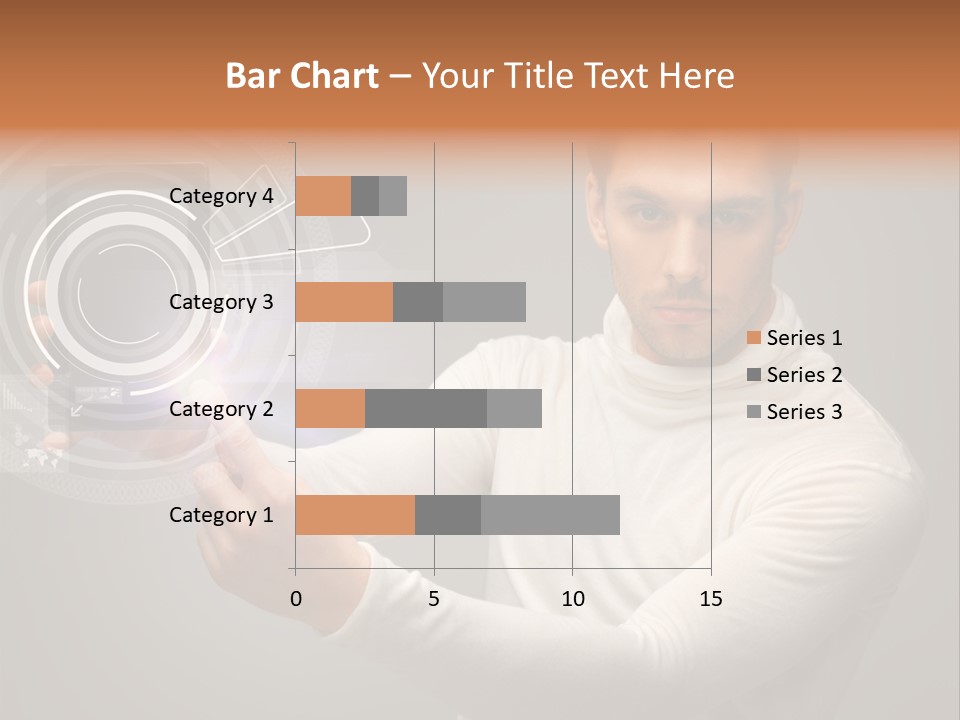 Connection Information Person PowerPoint Template