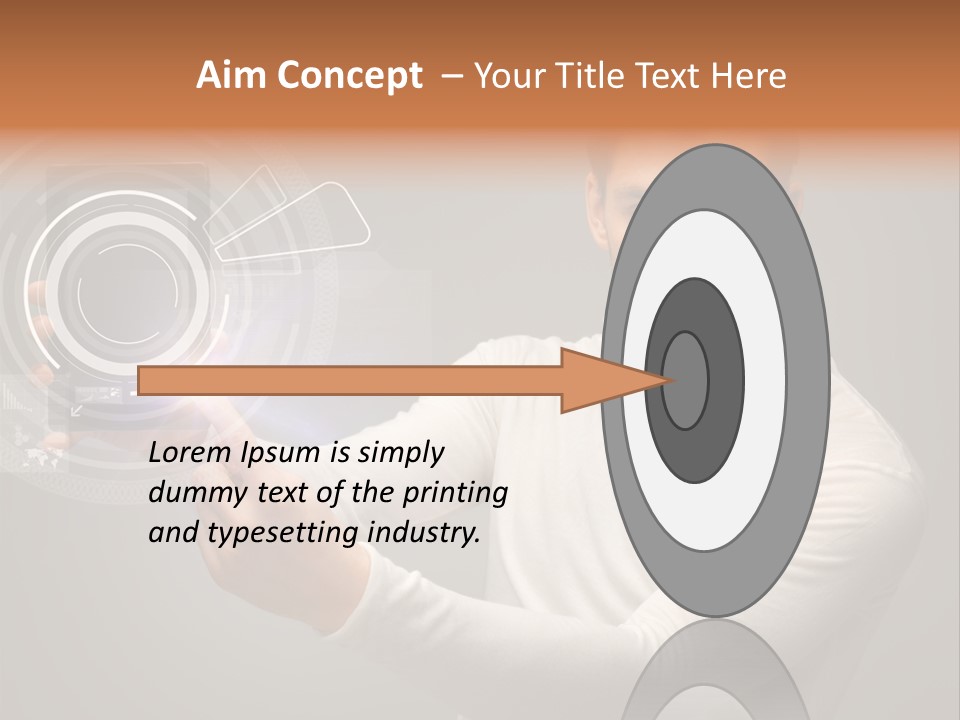 Connection Information Person PowerPoint Template