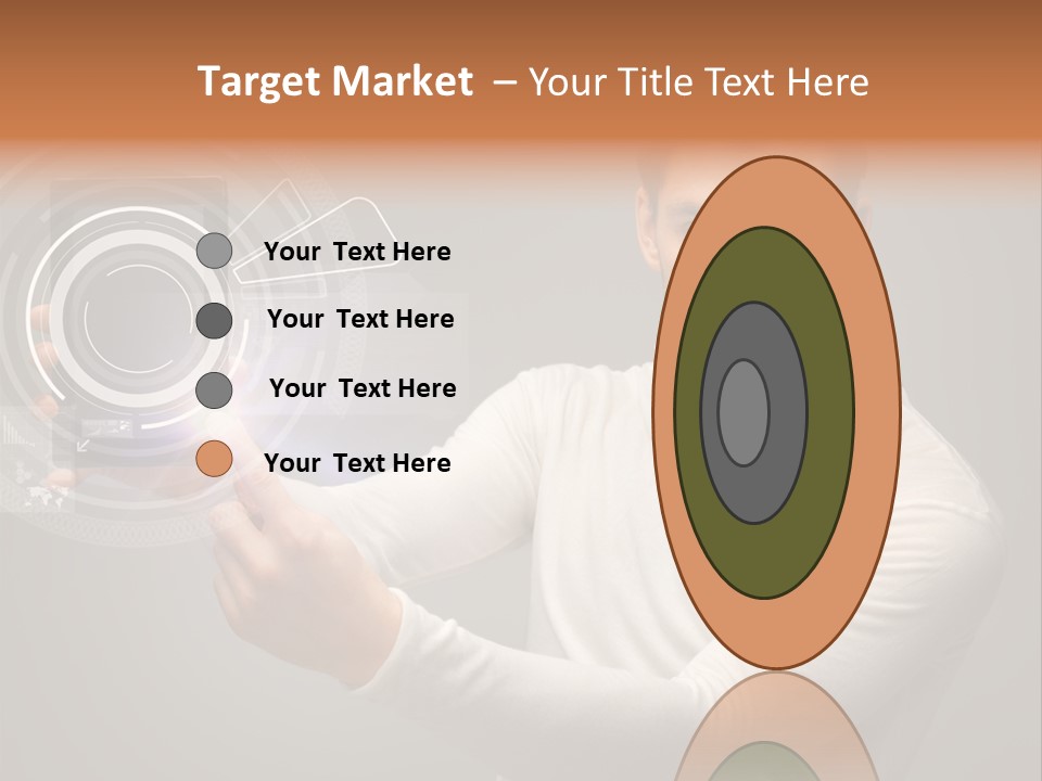 Connection Information Person PowerPoint Template