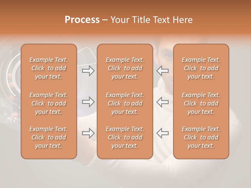 Connection Information Person PowerPoint Template