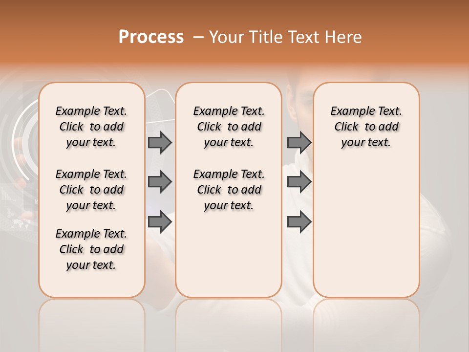 Connection Information Person PowerPoint Template