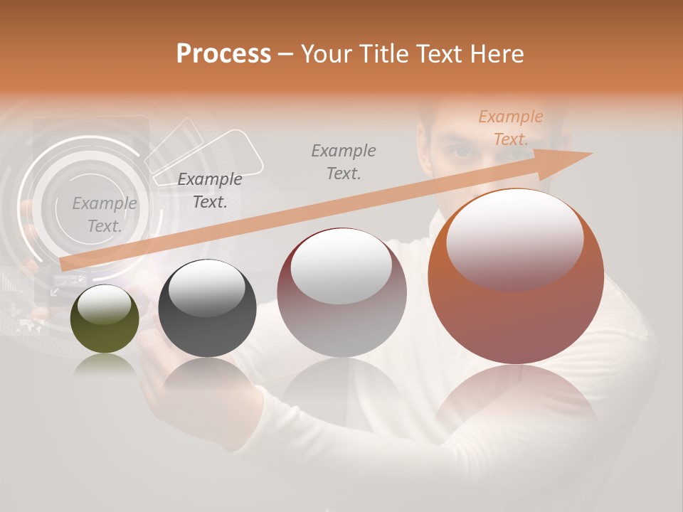 Connection Information Person PowerPoint Template