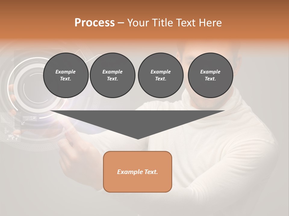 Connection Information Person PowerPoint Template