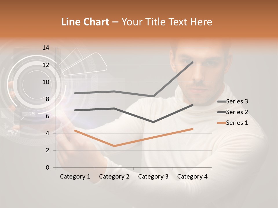 Connection Information Person PowerPoint Template