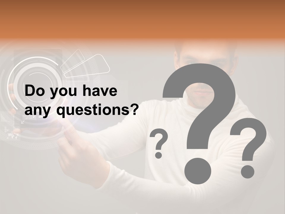 Connection Information Person PowerPoint Template