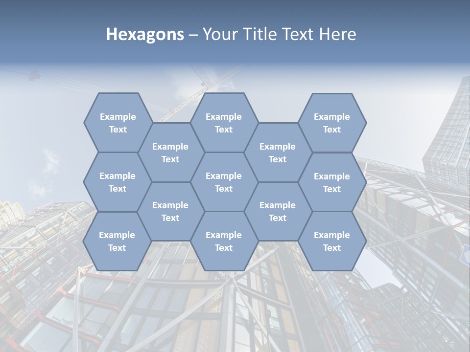 Built Twilight Skyscraper PowerPoint Template