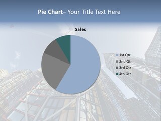 Built Twilight Skyscraper PowerPoint Template