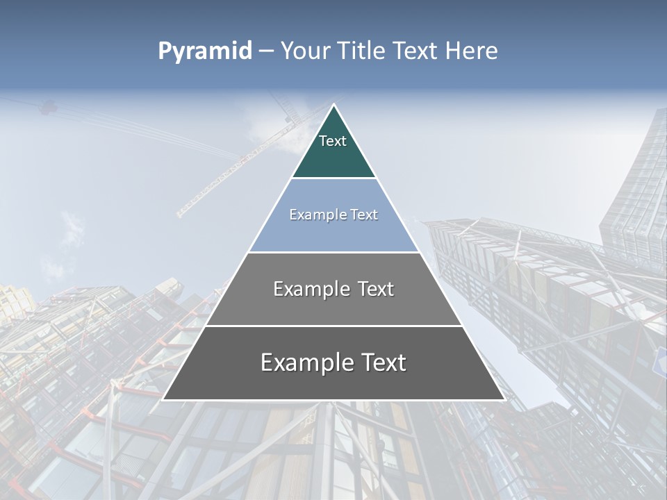 Built Twilight Skyscraper PowerPoint Template