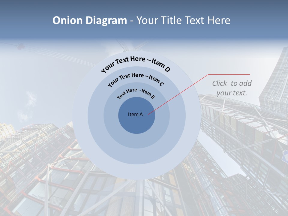 Built Twilight Skyscraper PowerPoint Template