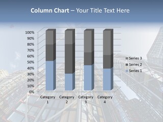 Built Twilight Skyscraper PowerPoint Template