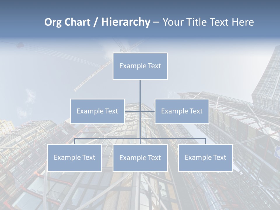 Built Twilight Skyscraper PowerPoint Template