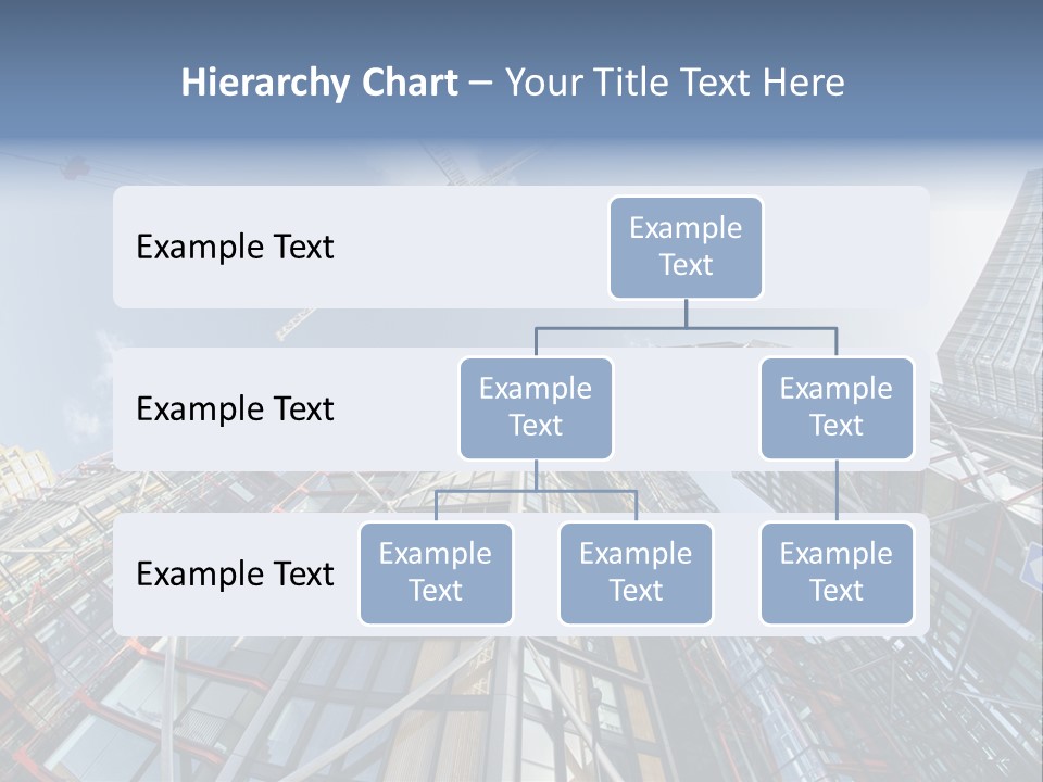 Built Twilight Skyscraper PowerPoint Template