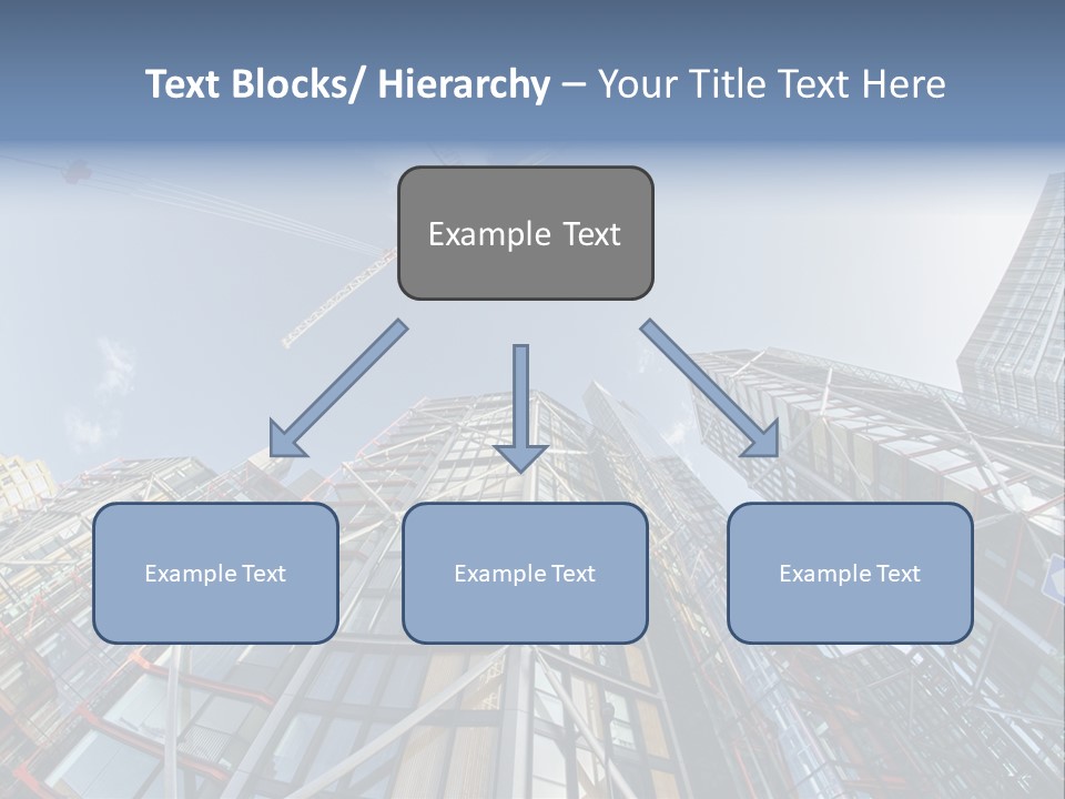 Built Twilight Skyscraper PowerPoint Template