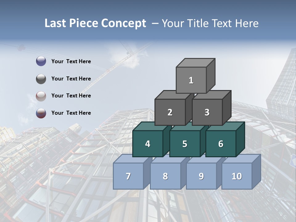 Built Twilight Skyscraper PowerPoint Template