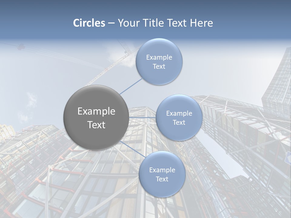 Built Twilight Skyscraper PowerPoint Template