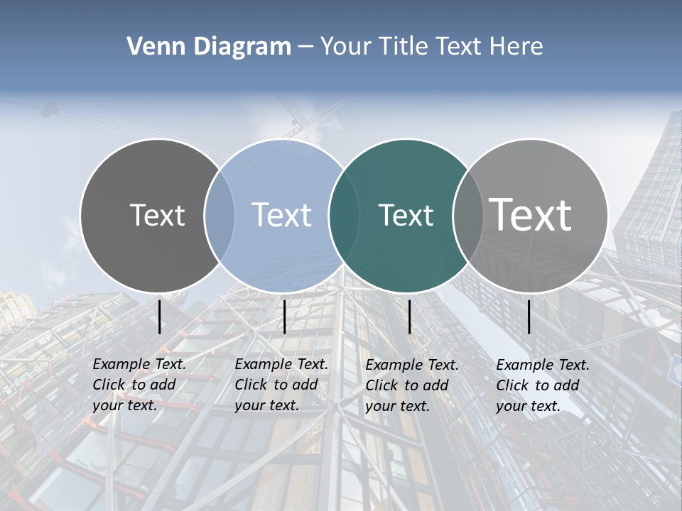 Built Twilight Skyscraper PowerPoint Template