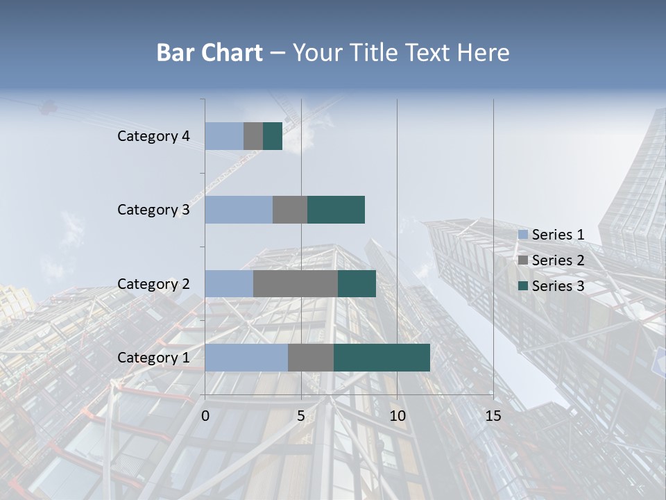 Built Twilight Skyscraper PowerPoint Template