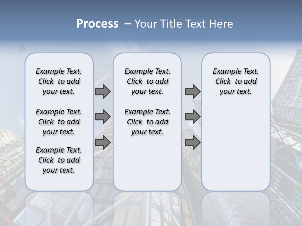 Built Twilight Skyscraper PowerPoint Template
