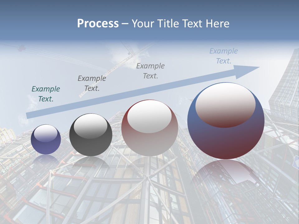 Built Twilight Skyscraper PowerPoint Template