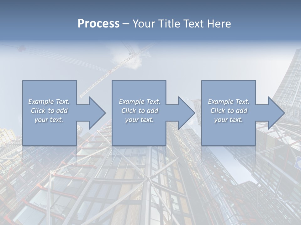 Built Twilight Skyscraper PowerPoint Template
