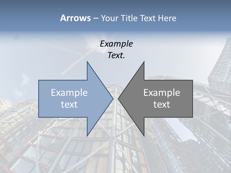Built Twilight Skyscraper PowerPoint Template