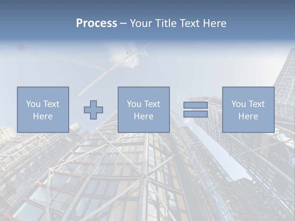 Built Twilight Skyscraper PowerPoint Template