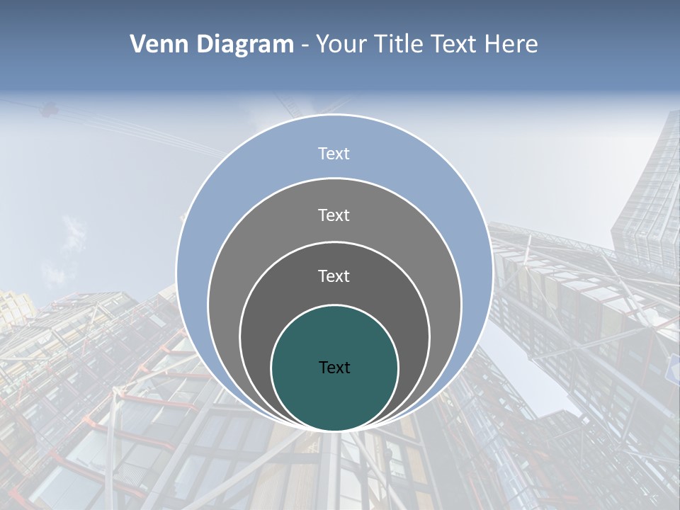 Built Twilight Skyscraper PowerPoint Template