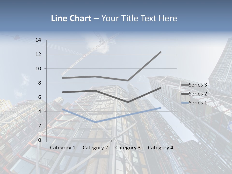 Built Twilight Skyscraper PowerPoint Template