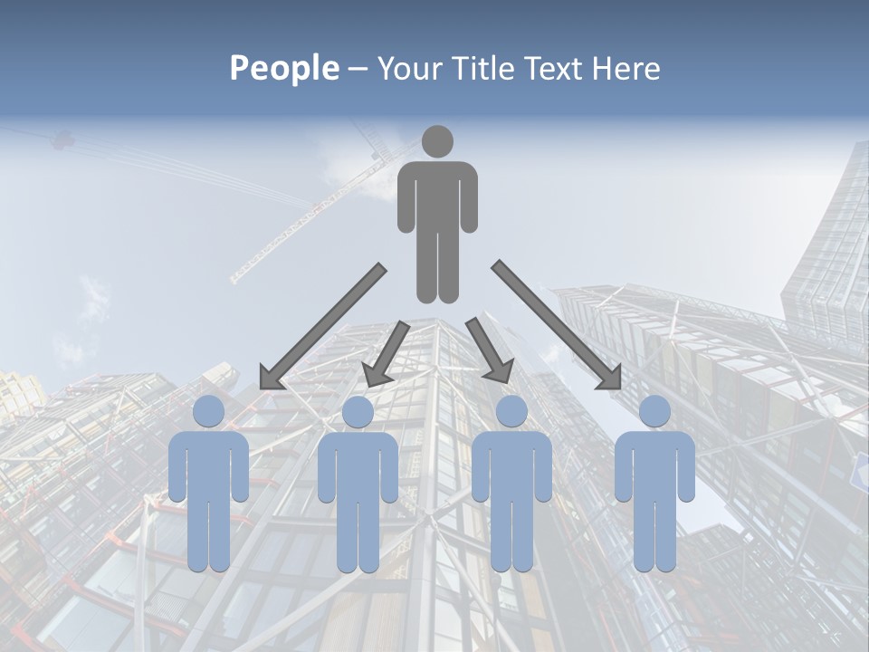 Built Twilight Skyscraper PowerPoint Template
