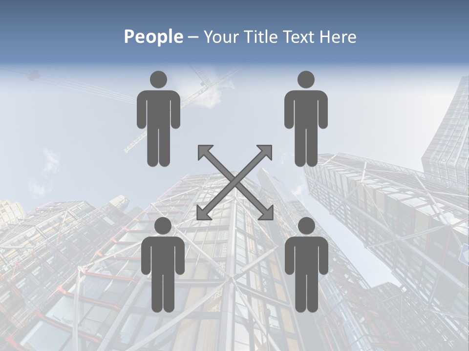 Built Twilight Skyscraper PowerPoint Template