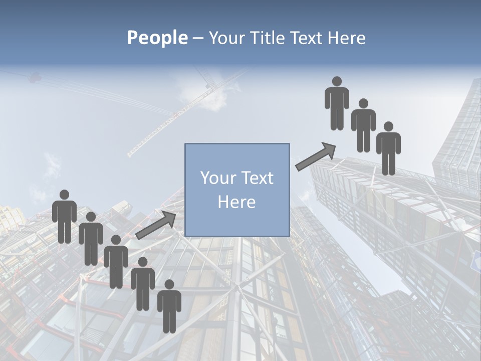 Built Twilight Skyscraper PowerPoint Template