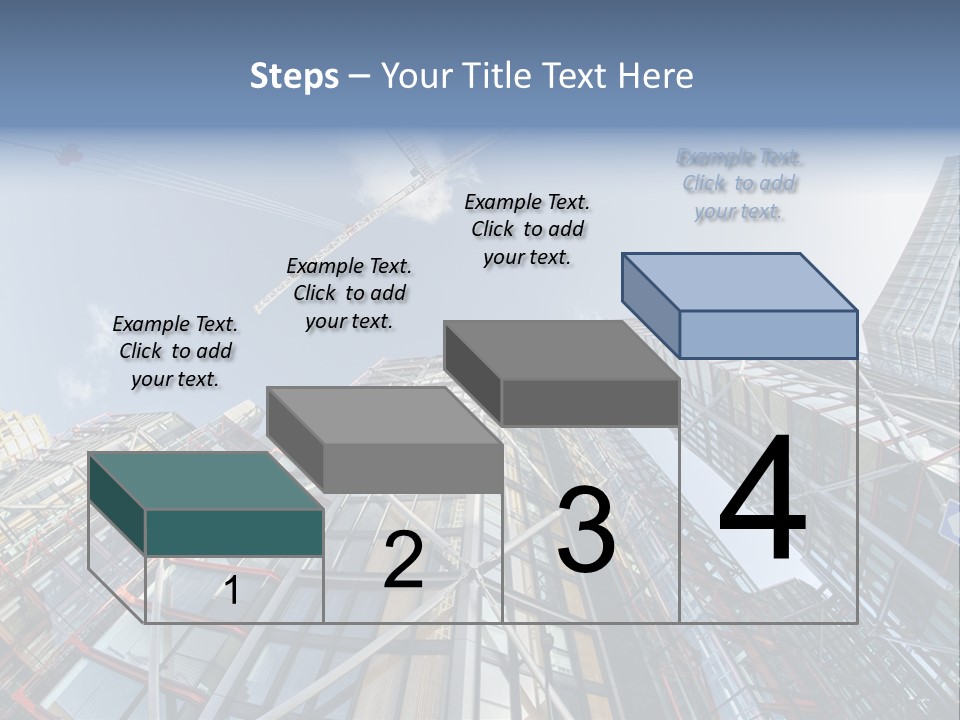 Built Twilight Skyscraper PowerPoint Template