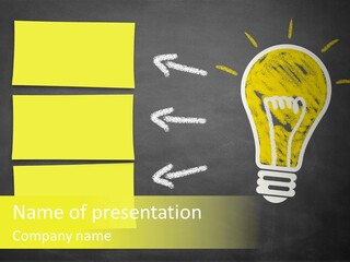 Three Creativity Lamp PowerPoint Template