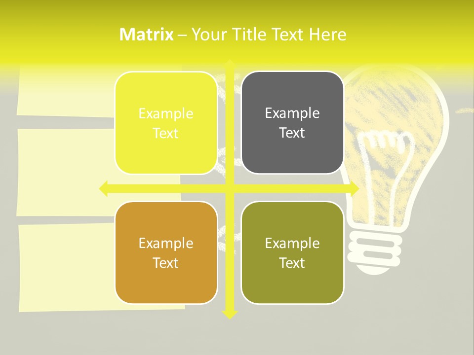 Three Creativity Lamp PowerPoint Template