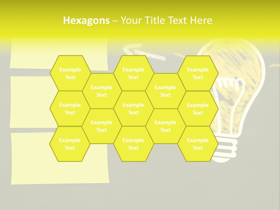 Three Creativity Lamp PowerPoint Template