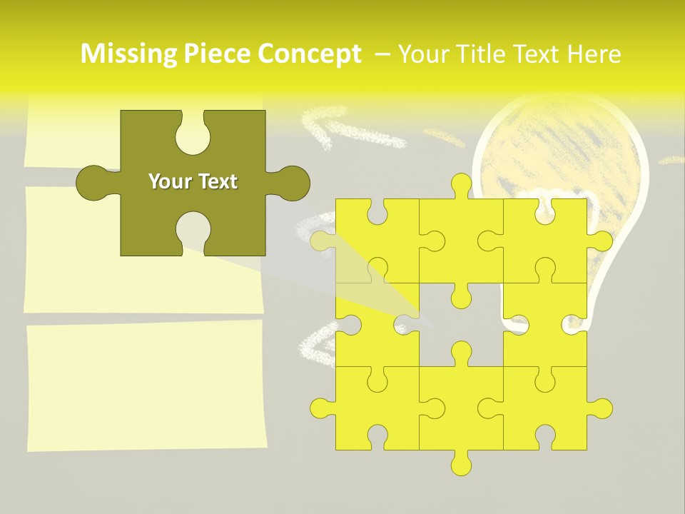 Three Creativity Lamp PowerPoint Template