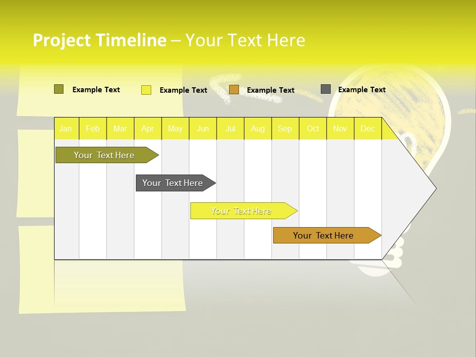 Three Creativity Lamp PowerPoint Template