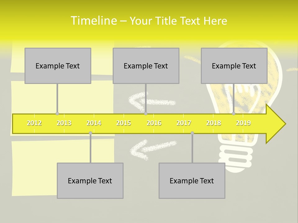 Three Creativity Lamp PowerPoint Template