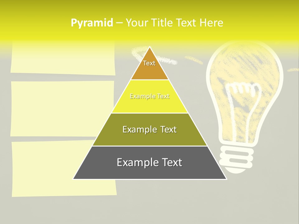 Three Creativity Lamp PowerPoint Template
