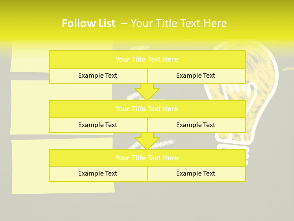 Three Creativity Lamp PowerPoint Template