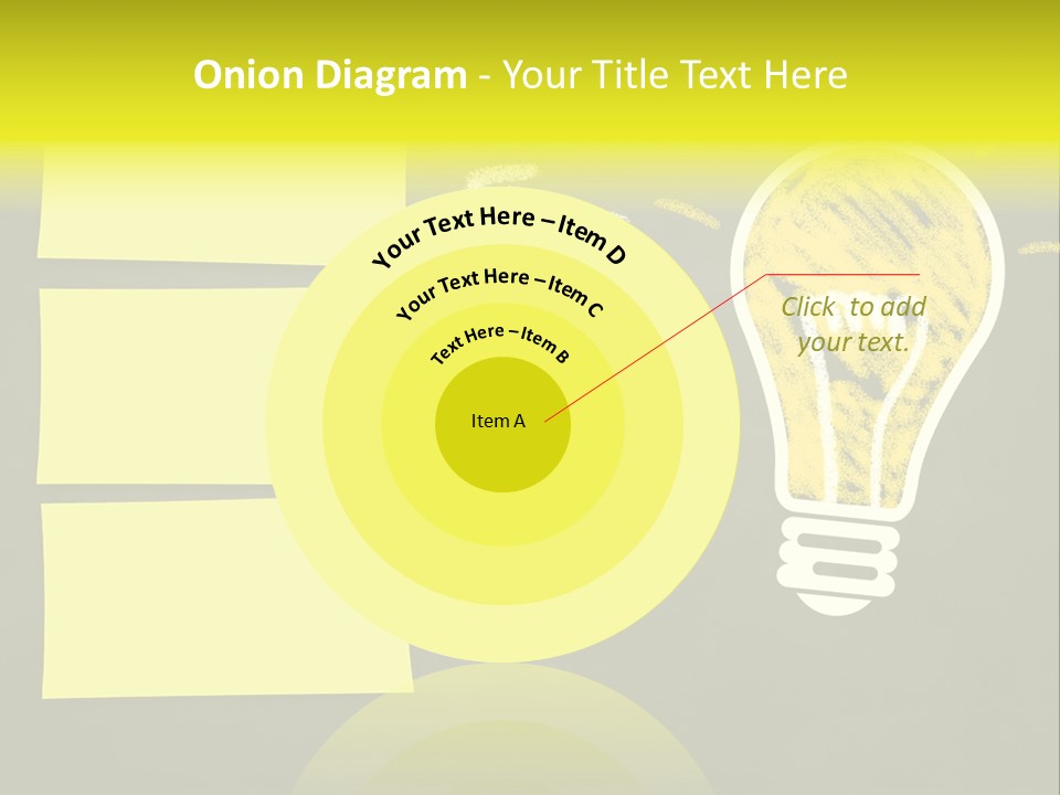 Three Creativity Lamp PowerPoint Template