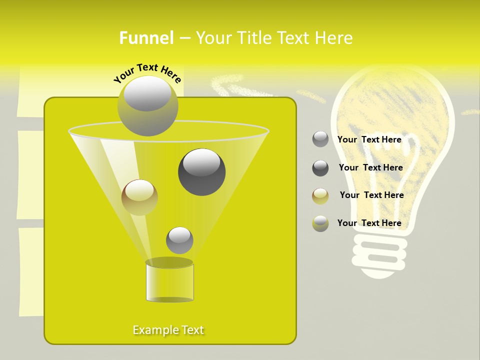 Three Creativity Lamp PowerPoint Template