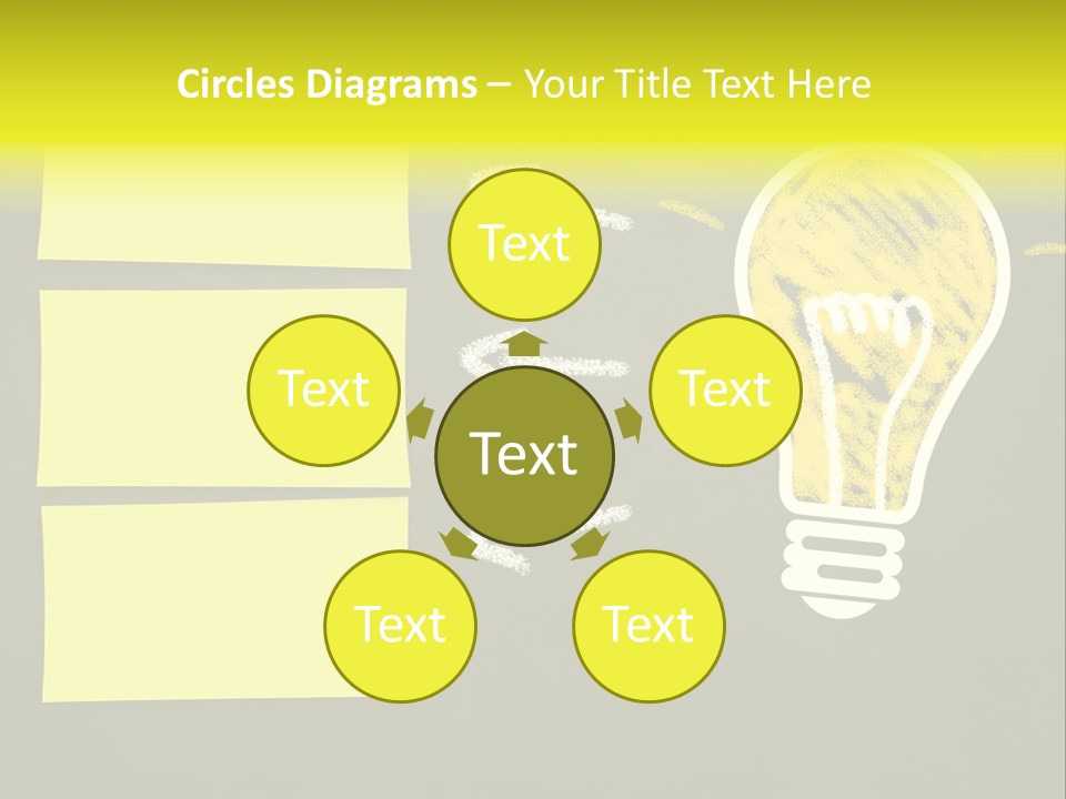 Three Creativity Lamp PowerPoint Template