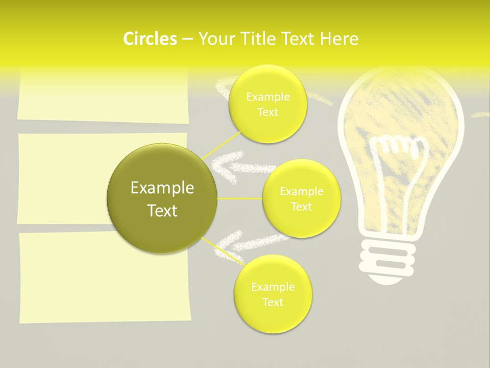 Three Creativity Lamp PowerPoint Template