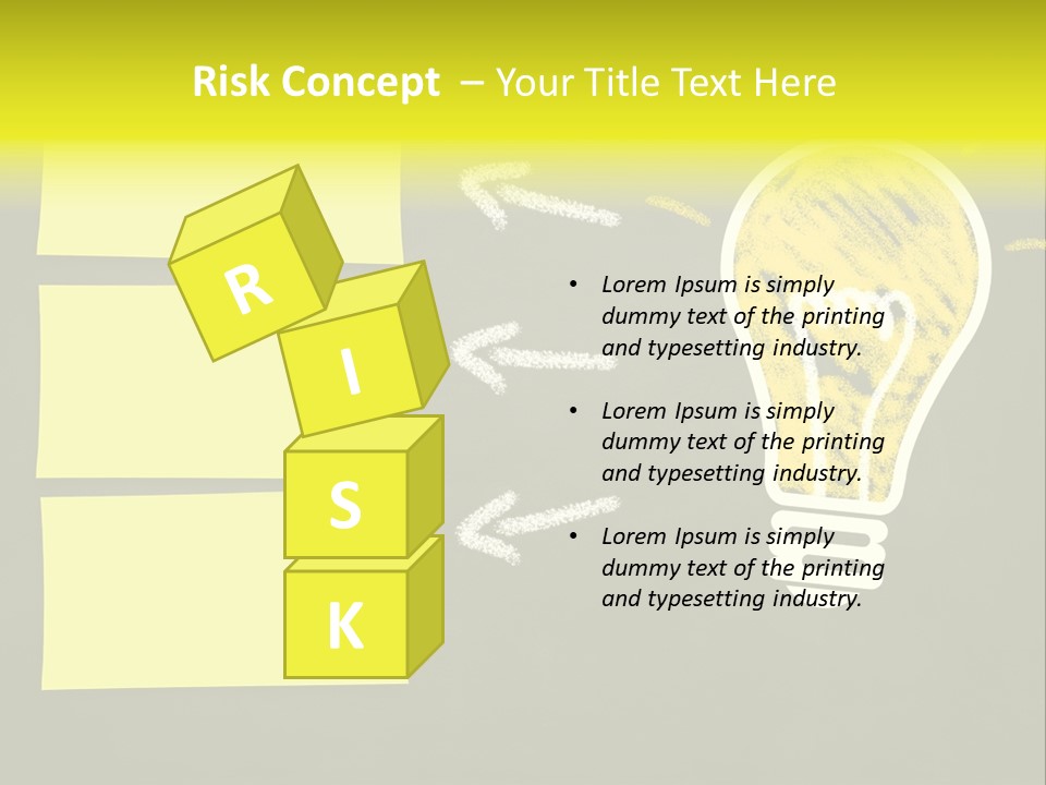 Three Creativity Lamp PowerPoint Template